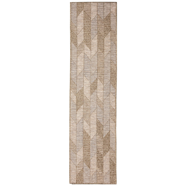 Liora Manne Orly Angles Indoor Outdoor Area Rug Natural Image 7
