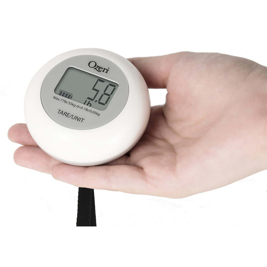 Ozeri Kinetic Kitchen and Luggage Scale Battery-Free 77 lbs 35 kg Twist-and-Go Image 5