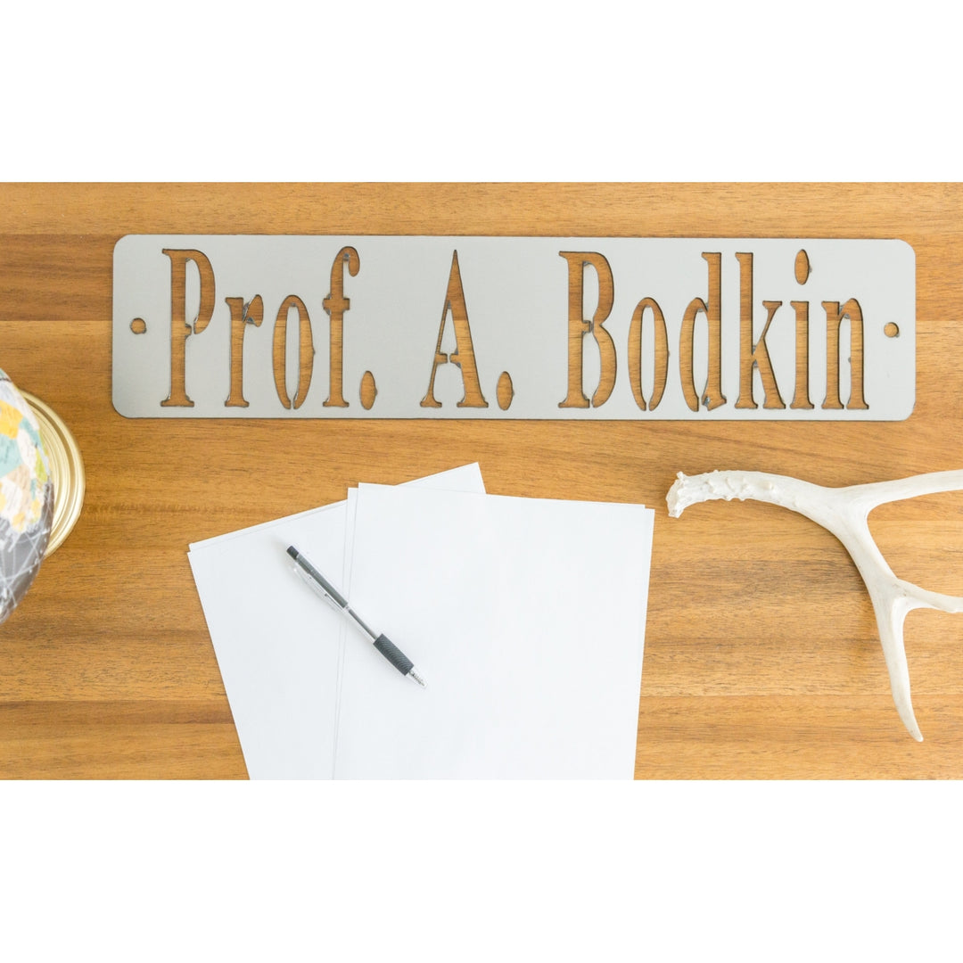 Bodkin Place Plaque - Metal  Custom Metal Sign for Home Image 4