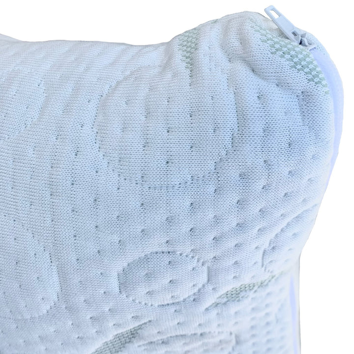 Bamboo Memory Foam Travel Pillow, Machine Washable Cover, Premium Memory Foam Filling Image 3