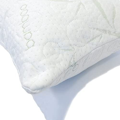 Bamboo Memory Foam Lumbar Pillow, Machine Washable Cover, Premium Memory Foam Filling Image 2