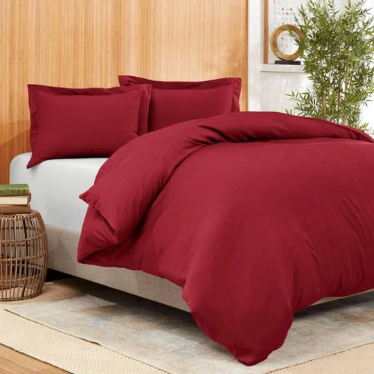 Premium Bamboo Duvet Cover, 1 Piece Set, Super Soft, Vibrant Colors, Fade Resistant, Zipper Closure Image 3