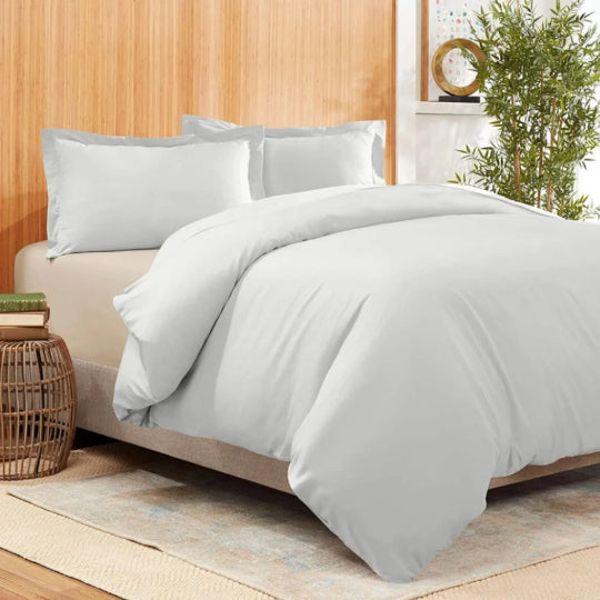 Premium Bamboo Duvet Cover, 1 Piece Set, Super Soft, Vibrant Colors, Fade Resistant, Zipper Closure Image 5