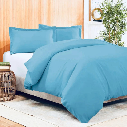 Lexington Bamboo Duvet Cover Soft Vibrant Colors Zipper Closure Twin Full Queen Image 6