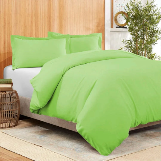 Premium Bamboo Duvet Cover, 1 Piece Set, Super Soft, Vibrant Colors, Fade Resistant, Zipper Closure Image 1
