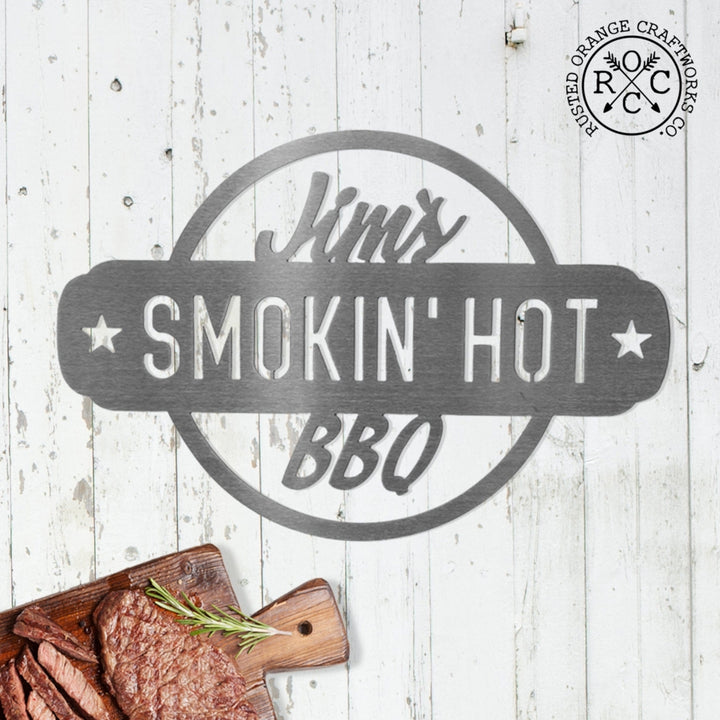 Smokin Hot Plaques - Personalized Outdoor Hanging Barbecue Signs Image 3