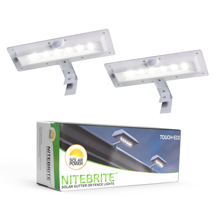 NITEBRITE Solar Motion Detector Accent Light 2 Pack Adjustable Mounting Bracket Image 7