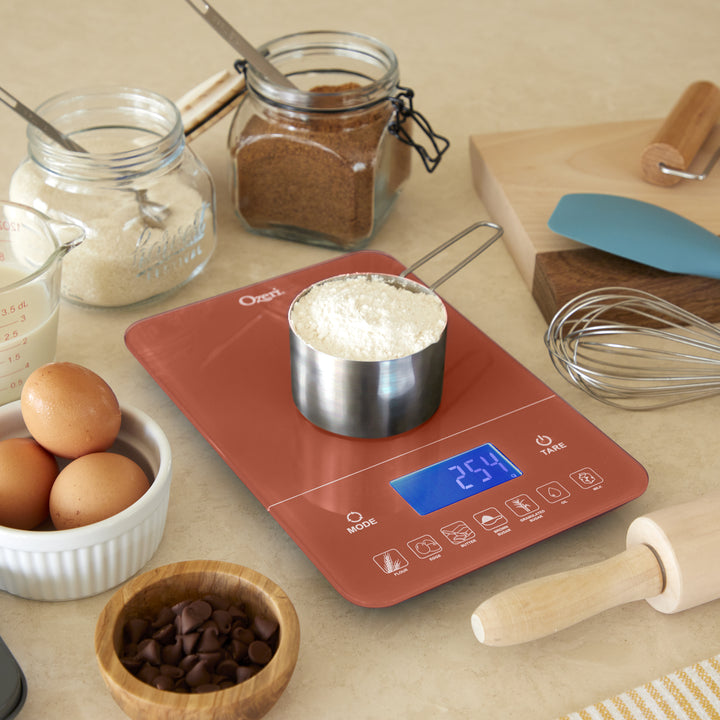 Ozeri Touch III 22 lbs Bakers Kitchen Scale with Calorie Counter Glass Platform Image 12