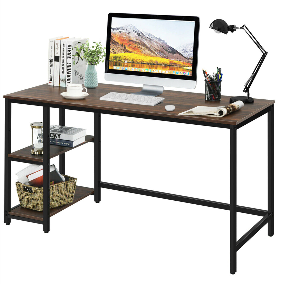 47/55 Computer Desk Office Study Table Workstation Home w/ Adjustable Shelf Image 4