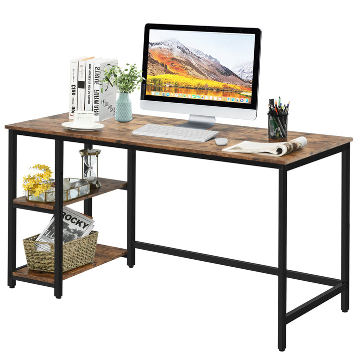 47/55 Computer Desk Office Study Table Workstation Home w/ Adjustable Shelf Image 5