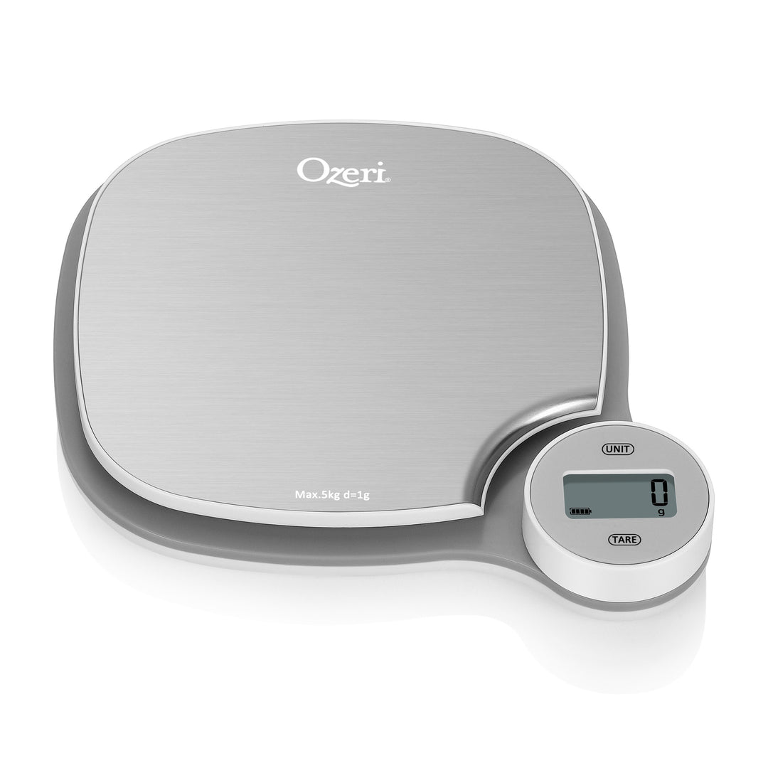 Ozeri ZK27 Kitchen Scale Stainless Steel Battery-Free Kinetic Charging 5000g Image 2