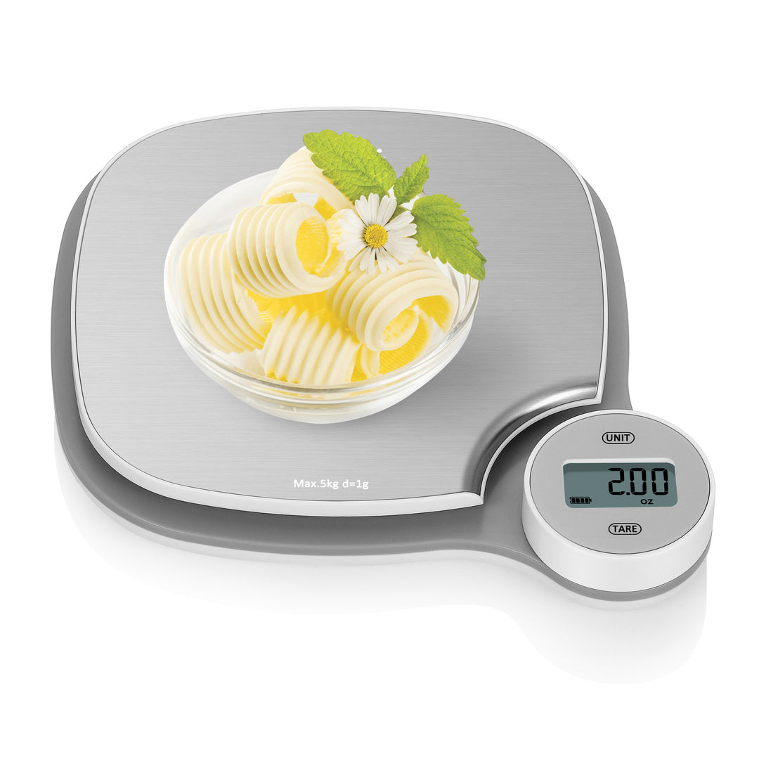 Ozeri ZK27 Kitchen Scale Stainless Steel Battery-Free Kinetic Charging 5000g Image 3