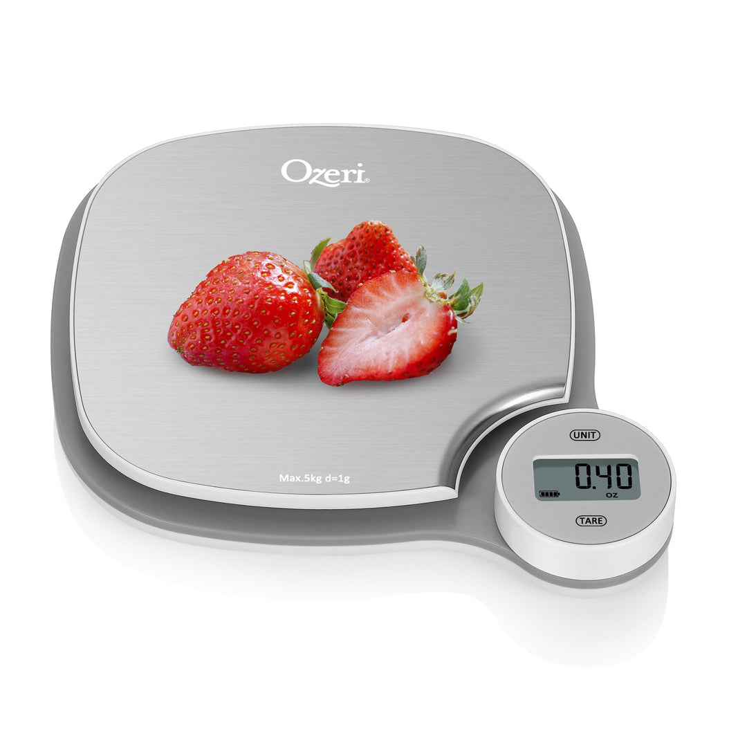 Ozeri ZK27 Kitchen Scale Stainless Steel Battery-Free Kinetic Charging 5000g Image 5