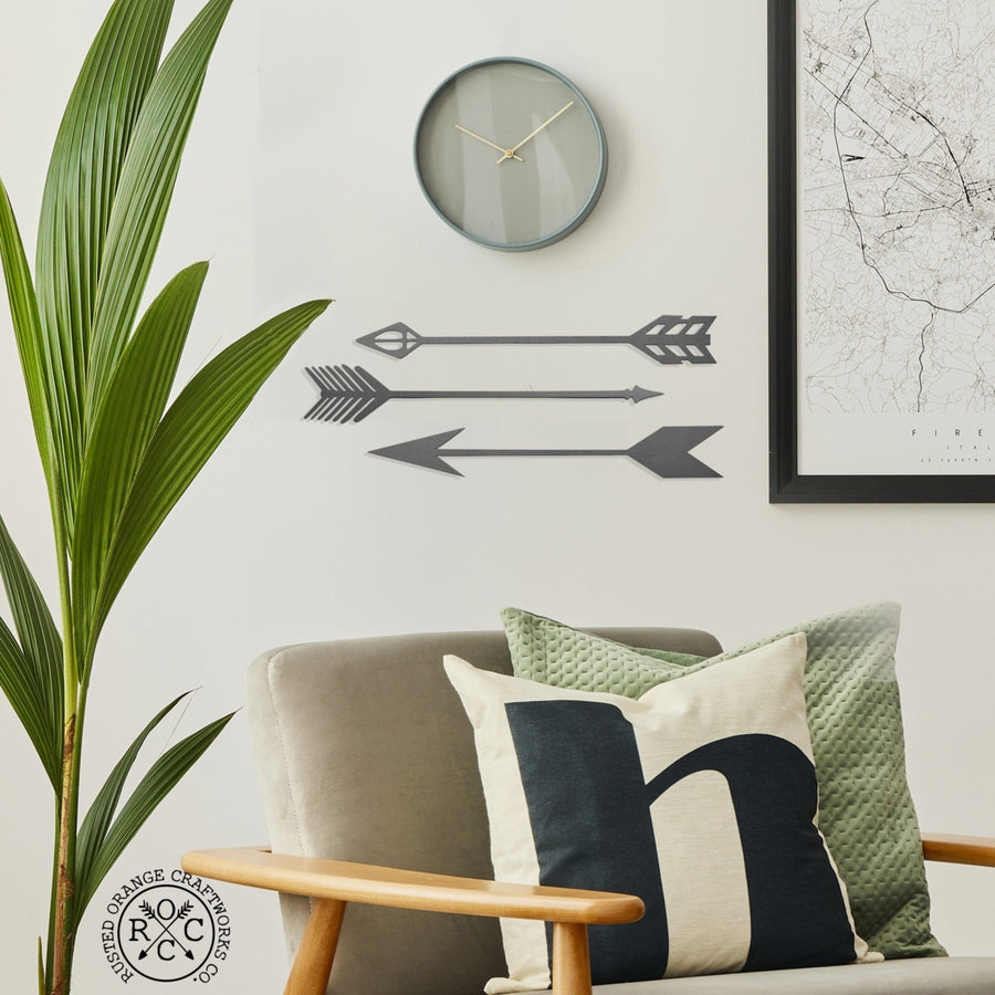 15" Metal Arrows - 7 Styles - Wall Art Decor Arrow for Home Image 1