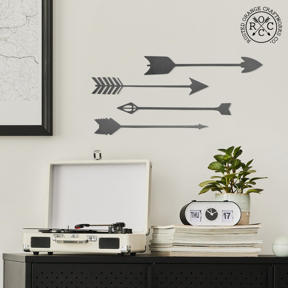 15" Metal Arrows - 7 Styles - Wall Art Decor Arrow for Home Image 2