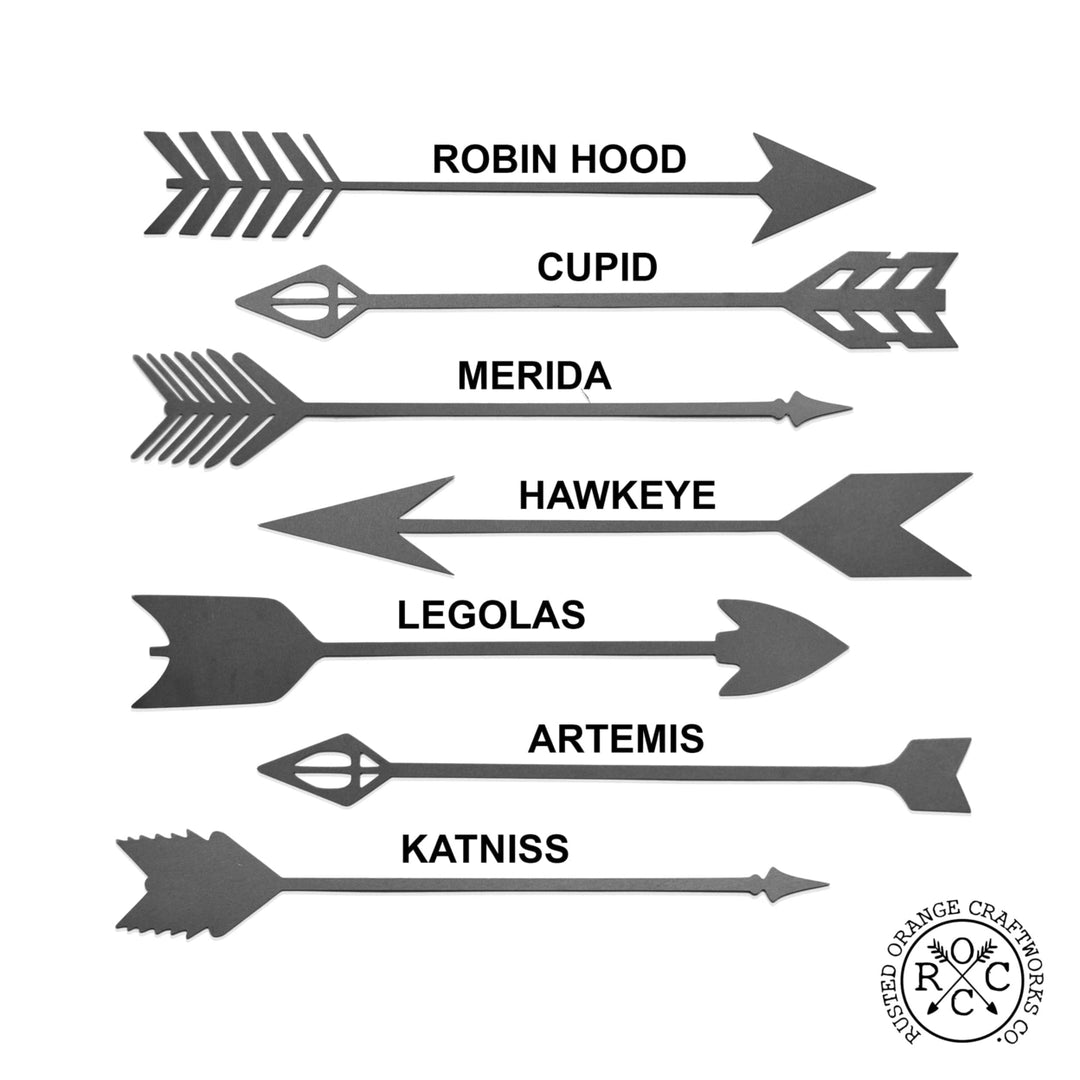 15" Metal Arrows - 7 Styles - Wall Art Decor Arrow for Home Image 3