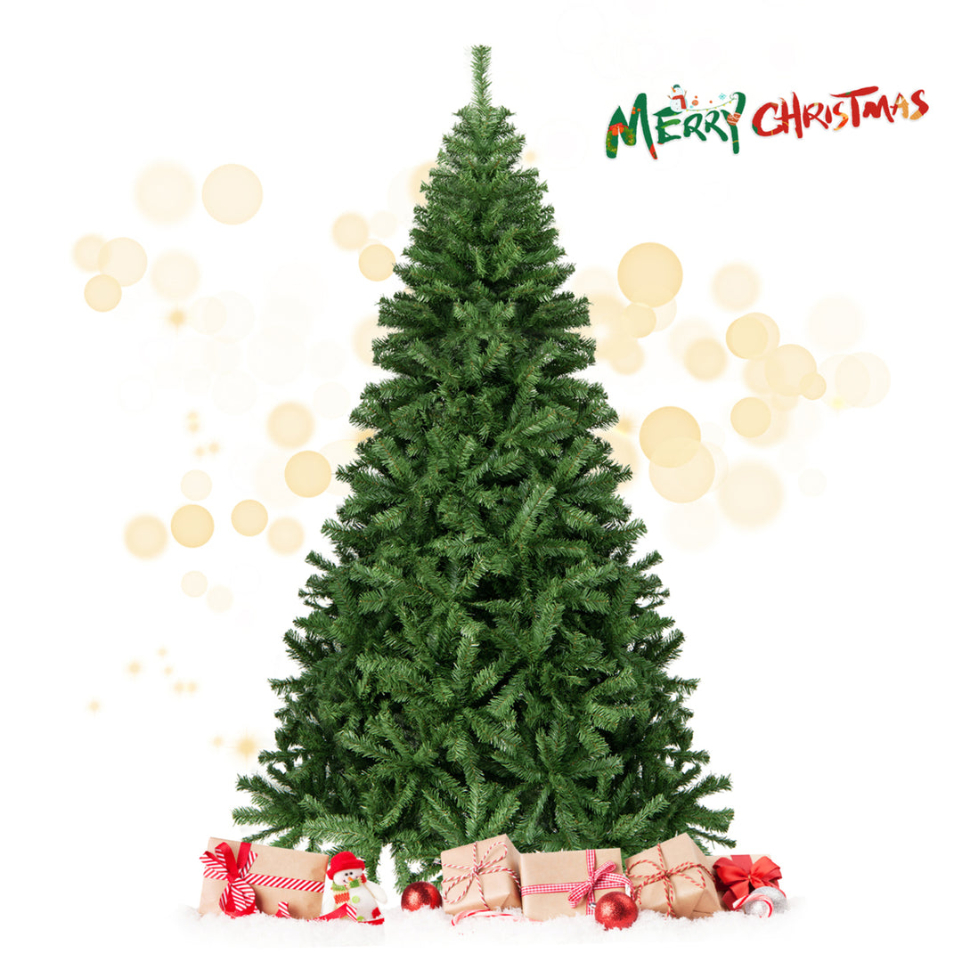 7.5 Christmas Tree 1346 Tips Premium Hinged Artificial PVC Holiday Decor Image 9