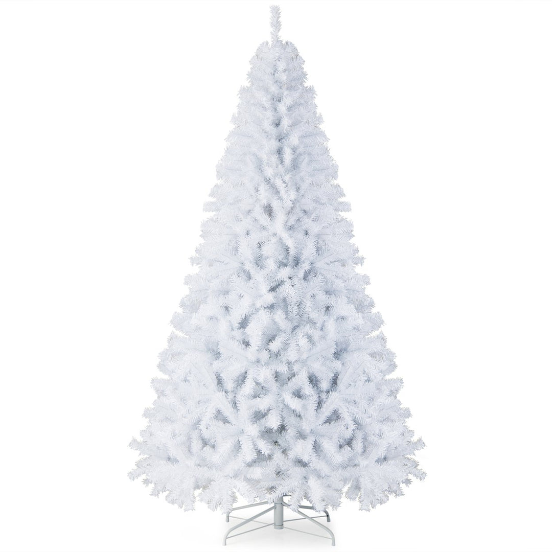 6ft/ 7.5ft/ 9ft White Christmas Tree Classic Pine Tree (White) Image 5