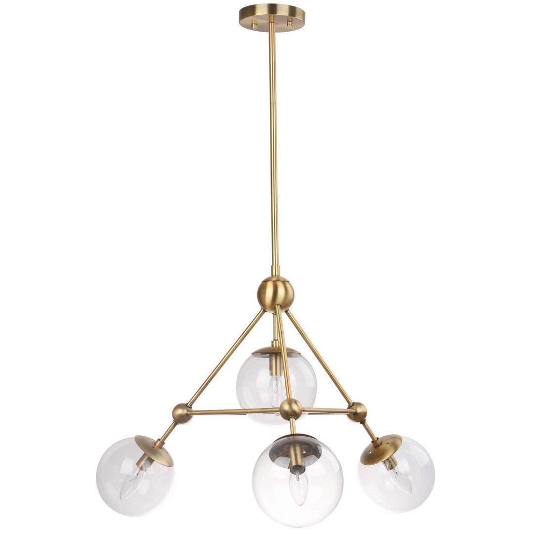 SAFAVIEH Bain 4 Light 32 Inch Pendant  Bronze Image 3