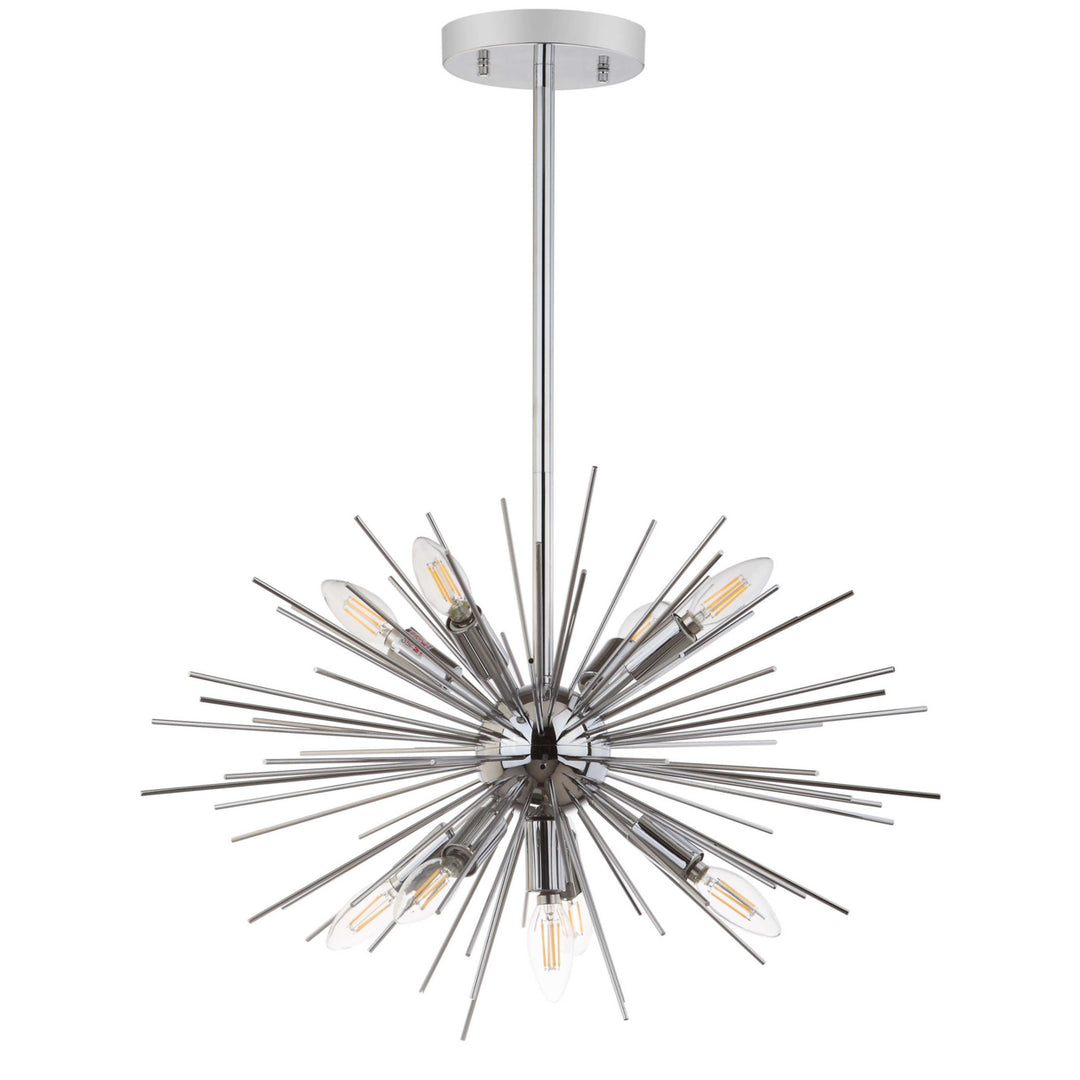 SAFAVIEH Willa 9 Light 23.5 Inch Pendant  Charcoal Image 3