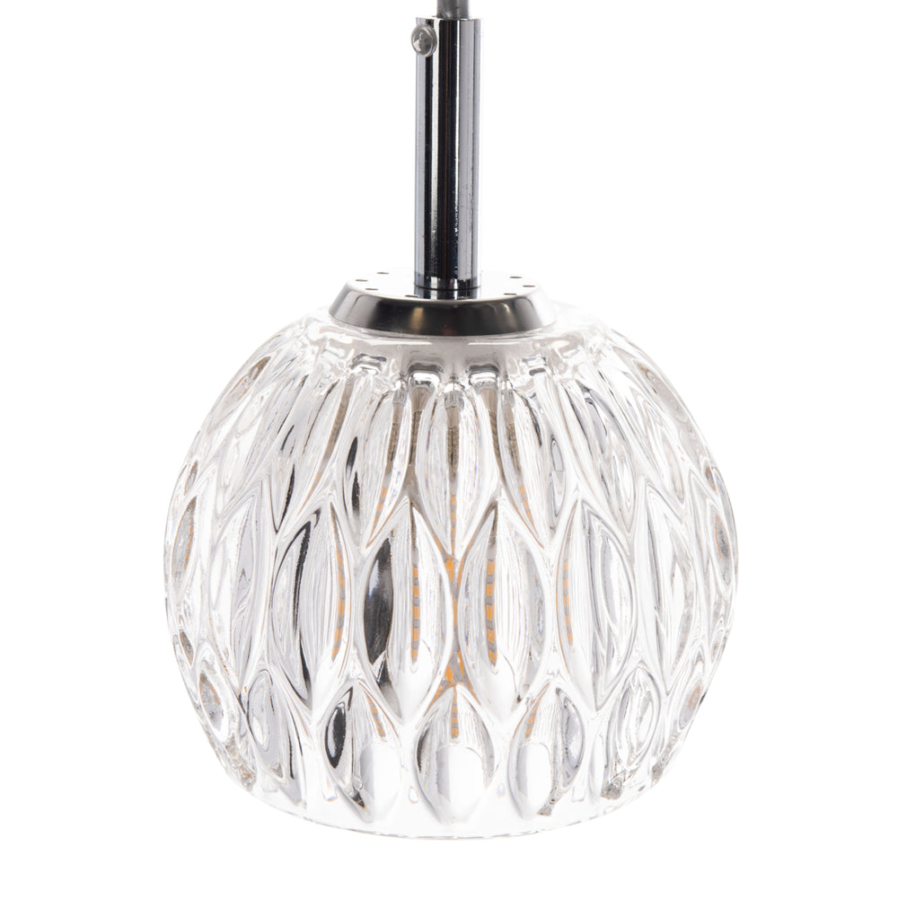 SAFAVIEH Lanson 4 Light 30.5 Inch Pendant  Chrome Image 2