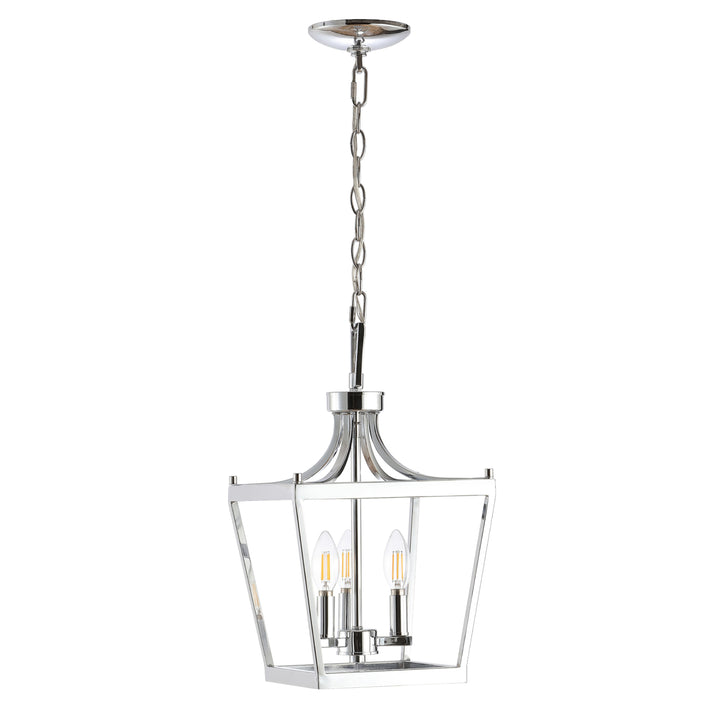 SAFAVIEH Larton 3 Light 10 Inch Pendant  Chrome Image 2