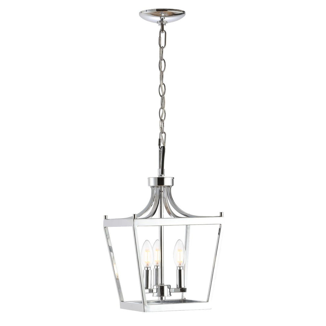 SAFAVIEH Larton 3 Light 10 Inch Pendant  Chrome Image 3