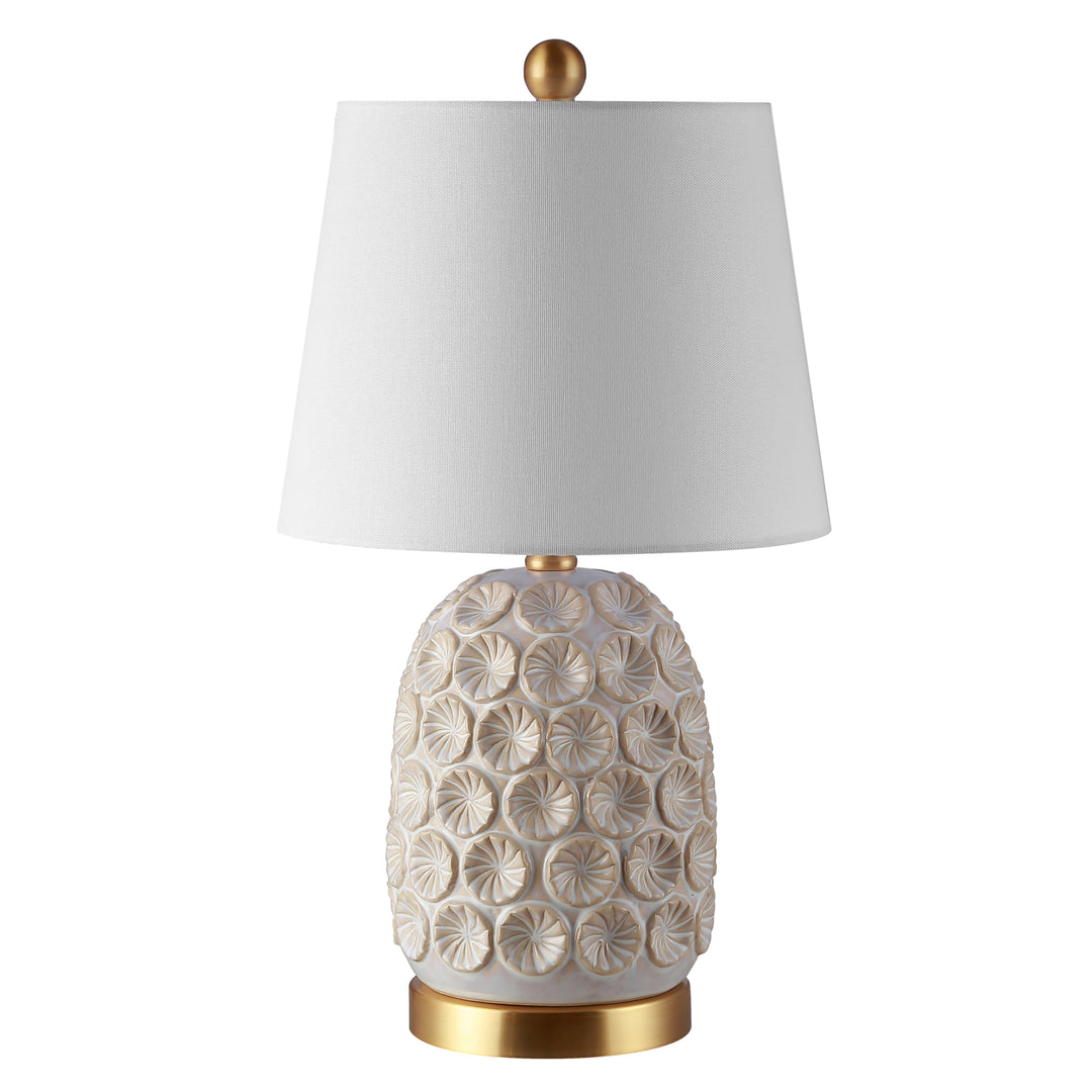 SAFAVIEH Lamson Table Lamp  White / Gold Image 2