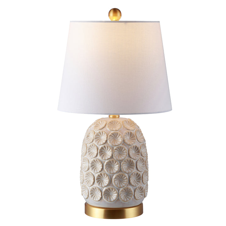 SAFAVIEH Lamson Table Lamp  White / Gold Image 3