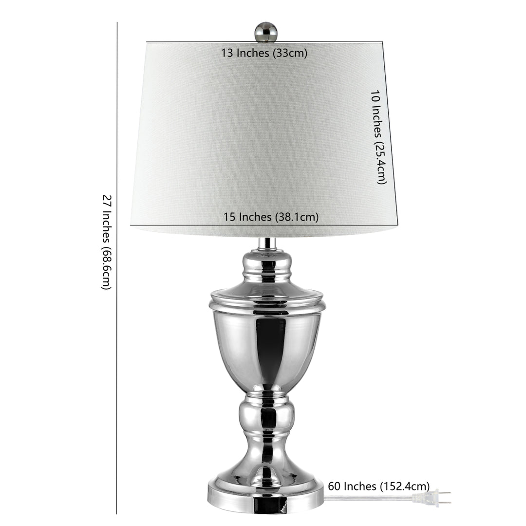 SAFAVIEH Ressa Table Lamp  Nickle Image 4