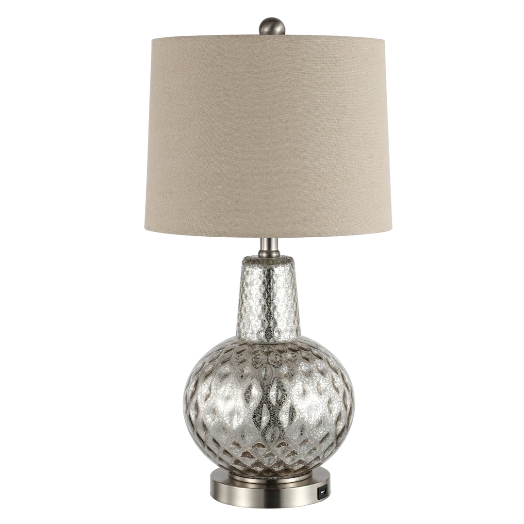 SAFAVIEH Atlas 23.5" Table Lamp  Mercury Image 2