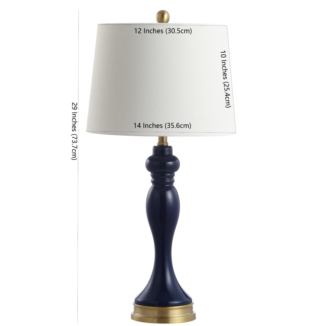 SAFAVIEH Cayson Table Lamp  Navy / Gold Image 4