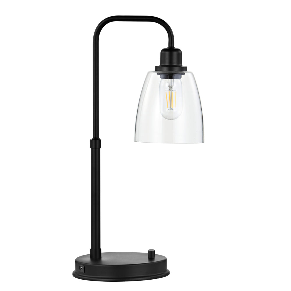 SAFAVIEH Kashton Task Table Lamp  Black Image 2