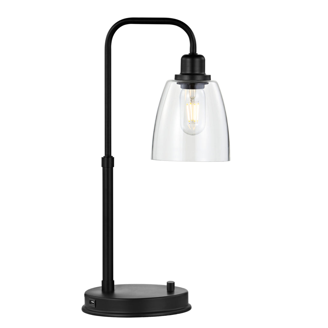 SAFAVIEH Kashton Task Table Lamp  Black Image 3