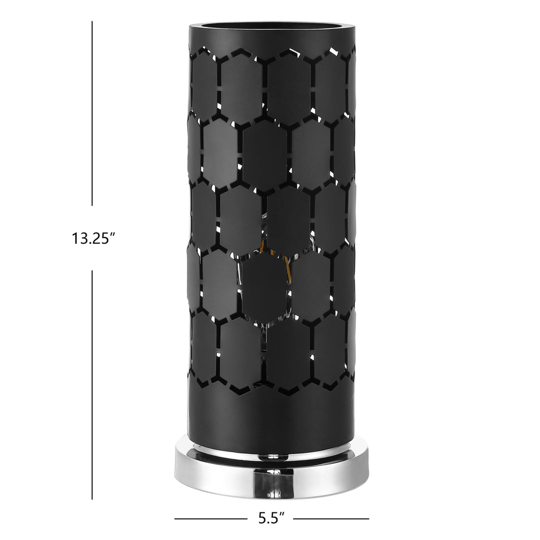 SAFAVIEH Navo Table Lamp  Black Image 4