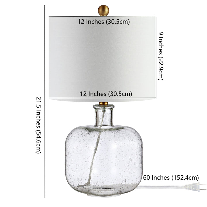 SAFAVIEH Armena Table Lamp  Clear Image 4