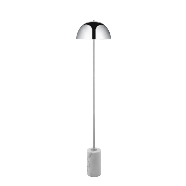 Marlen Floor Lamp - 6ft Power Cord, Marble Stone Base , Sturdy Metal Frame , Foot Switch Image 5