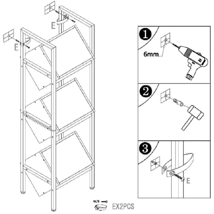 Tribesigns WineRack, 3 Tier Freestanding Storage WIne Stand Image 6