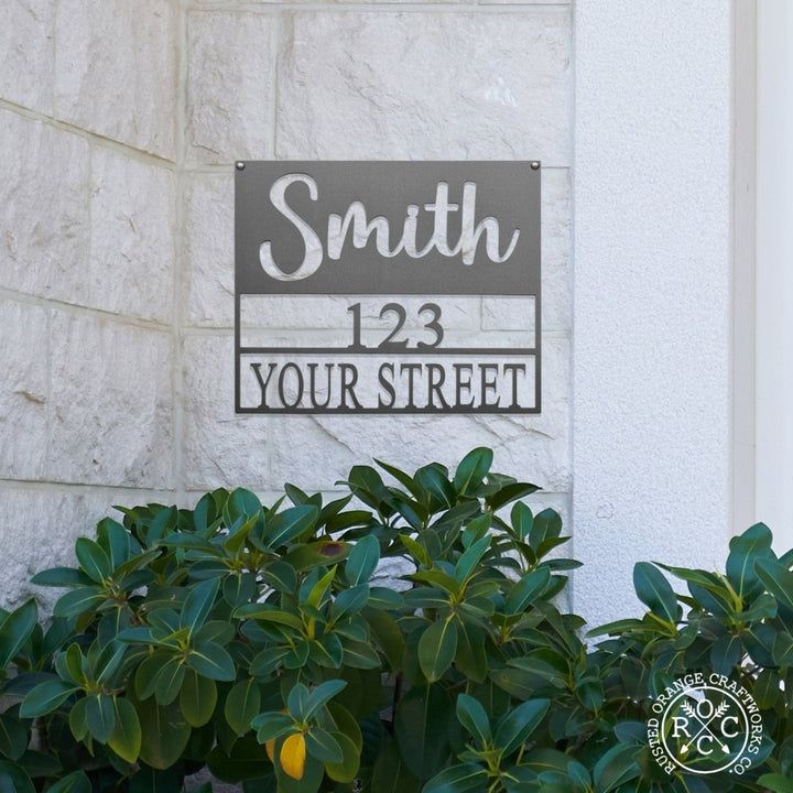 Always Come Home Address Plaque - Personalized Outdoor Sign with Name Image 1