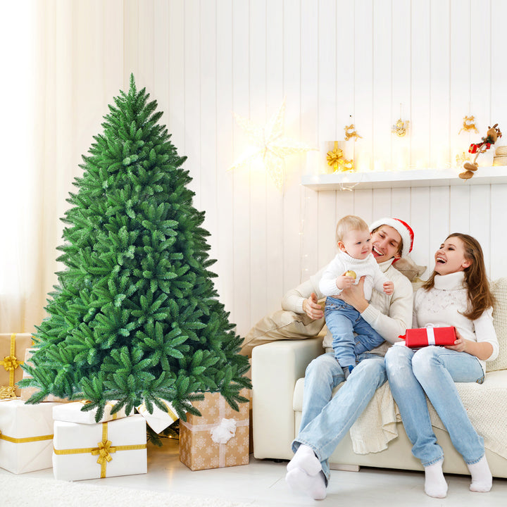 5ft 600 Hinged Tips Artificial Christmas Fir Tree Patio Home Image 1