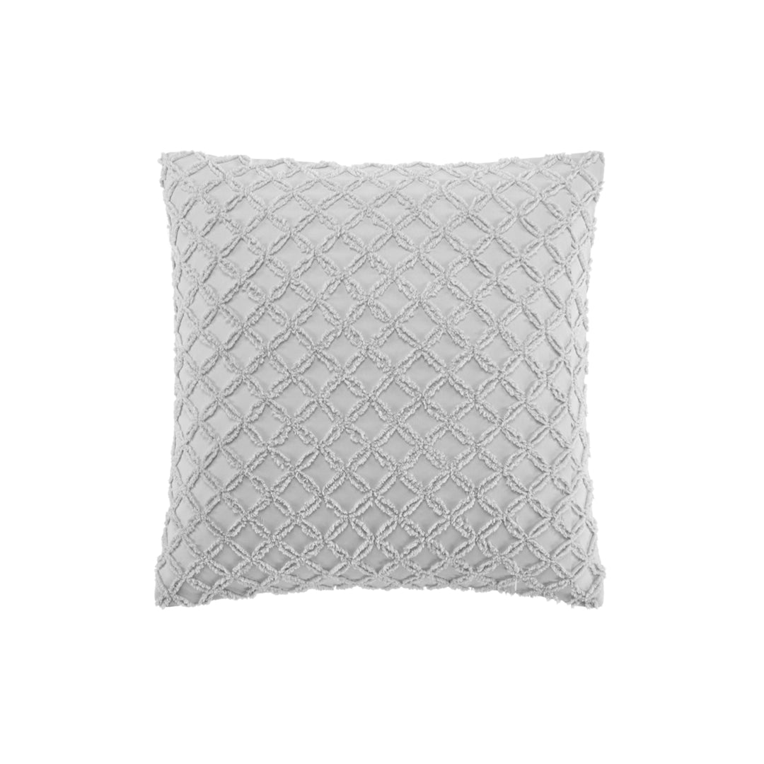 Lilli Duvet Set - Diamond Tufted , Solid Neutral Color Image 8