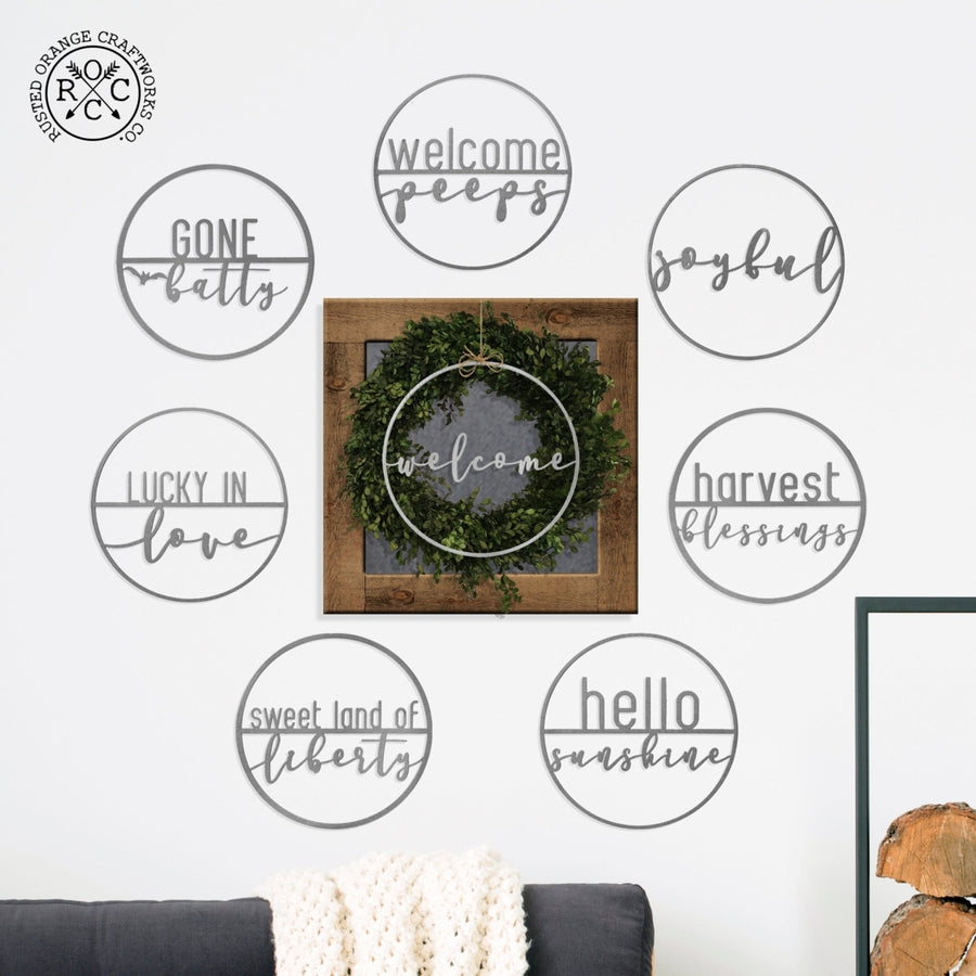 Minimalist Seasons Collection - Metal Holiday and Seasonal Greetings Image 1