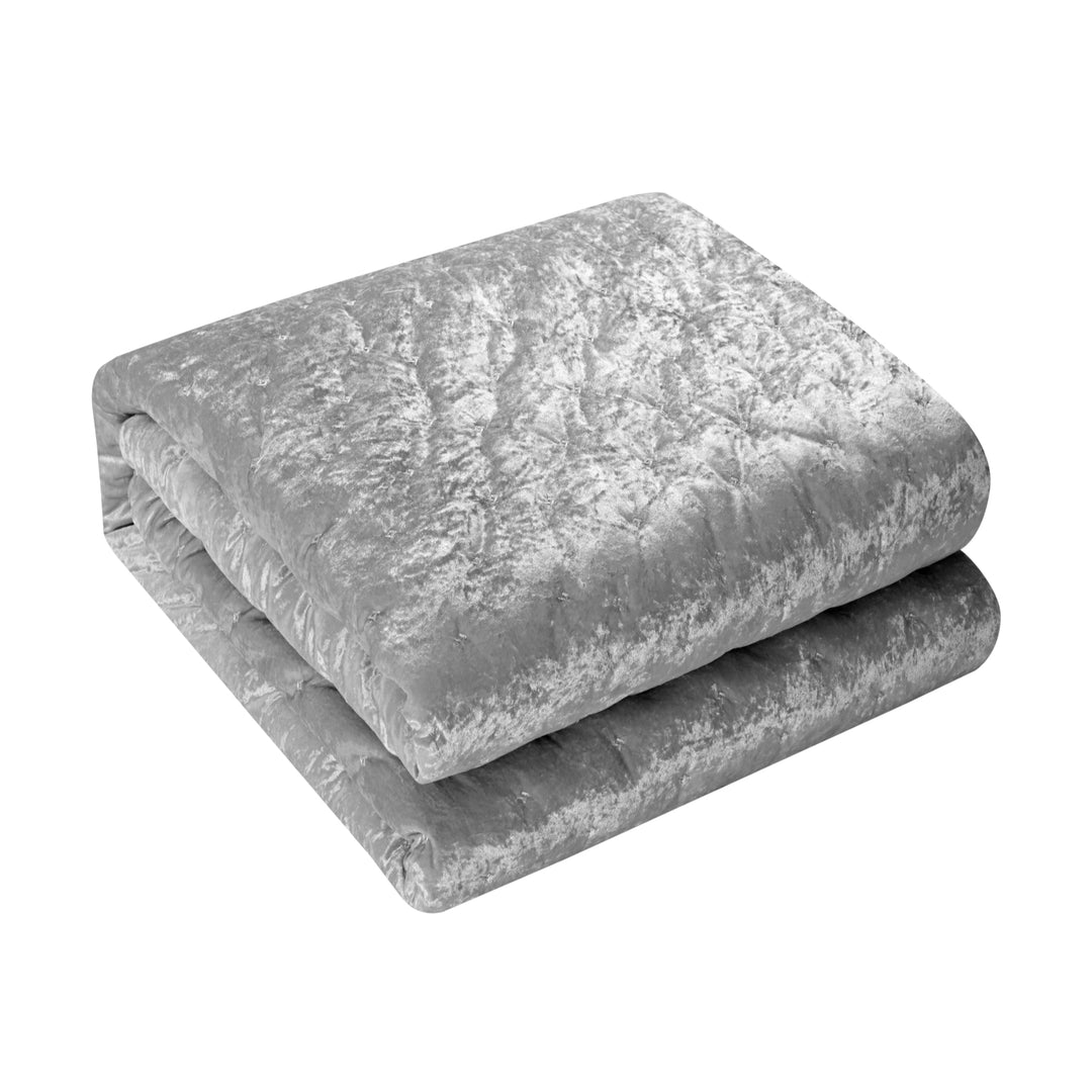 Meagan Comforter Set -Crushed Velvet , Soft and Shiny Image 5