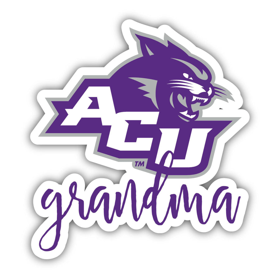 Abilene Christian University 4 Inch Proud Grand Mom Die Cut Decal Image 1