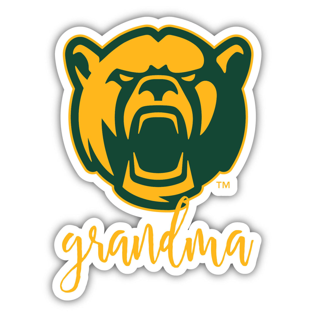 Baylor Bears 4 Inch Proud Grand Mom Die Cut Decal Image 1