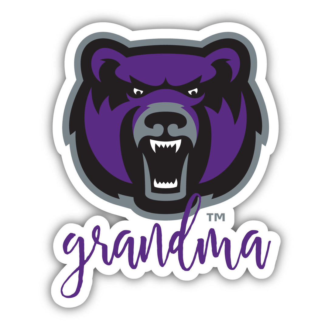 Central Arkansas Bears 4 Inch Proud Grand Mom Die Cut Decal Image 1