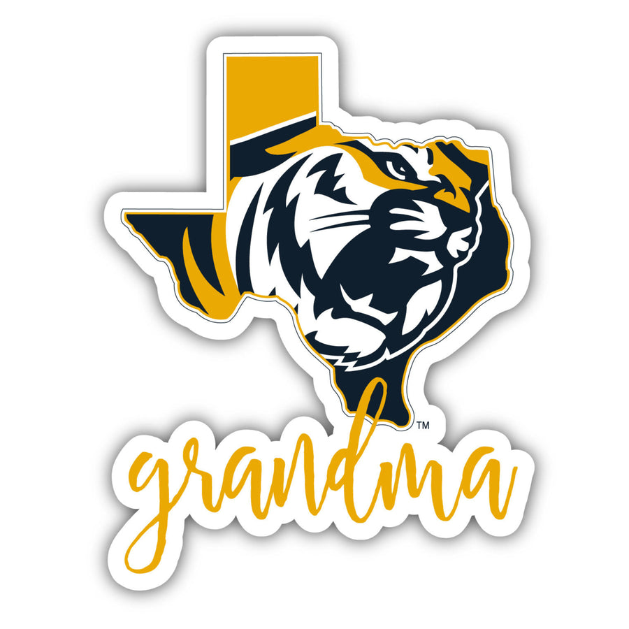 East Texas Baptist University 4 Inch Proud Grand Mom Die Cut Decal Image 1