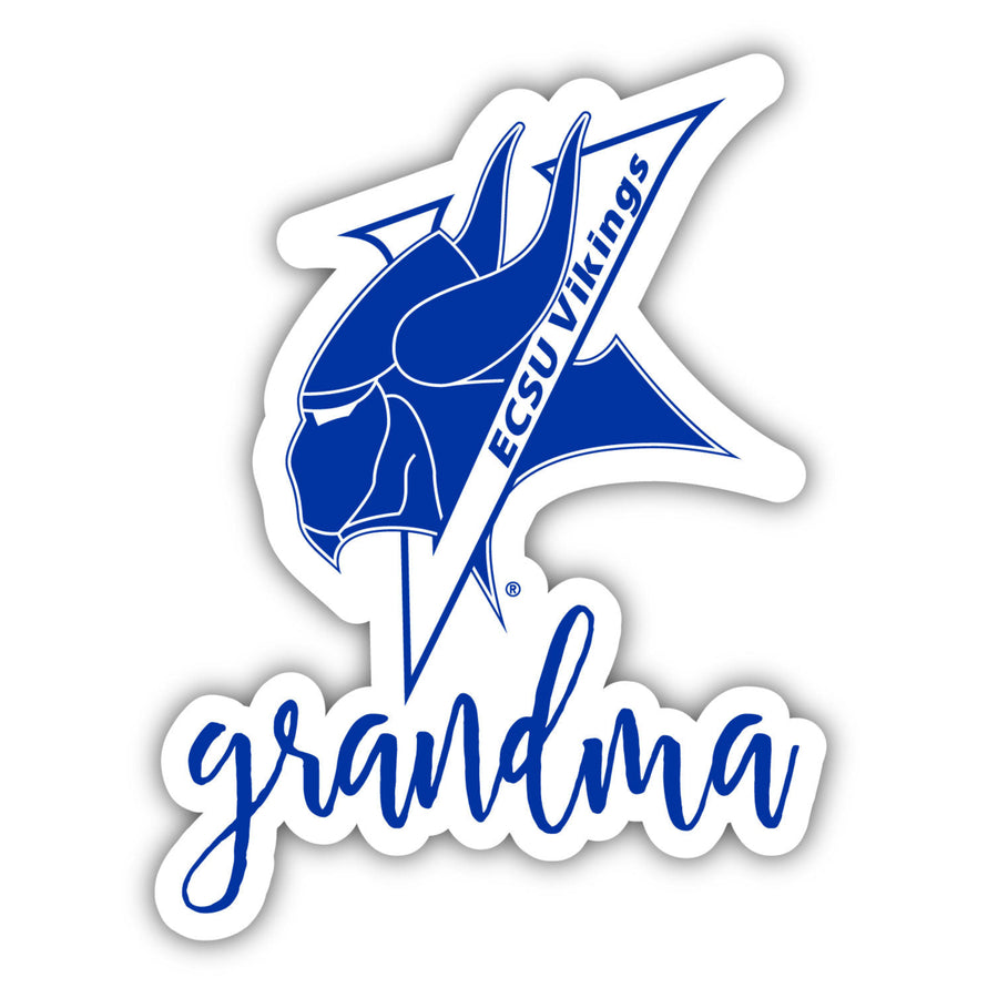 Elizabeth City State University 4 Inch Proud Grand Mom Die Cut Decal Image 1