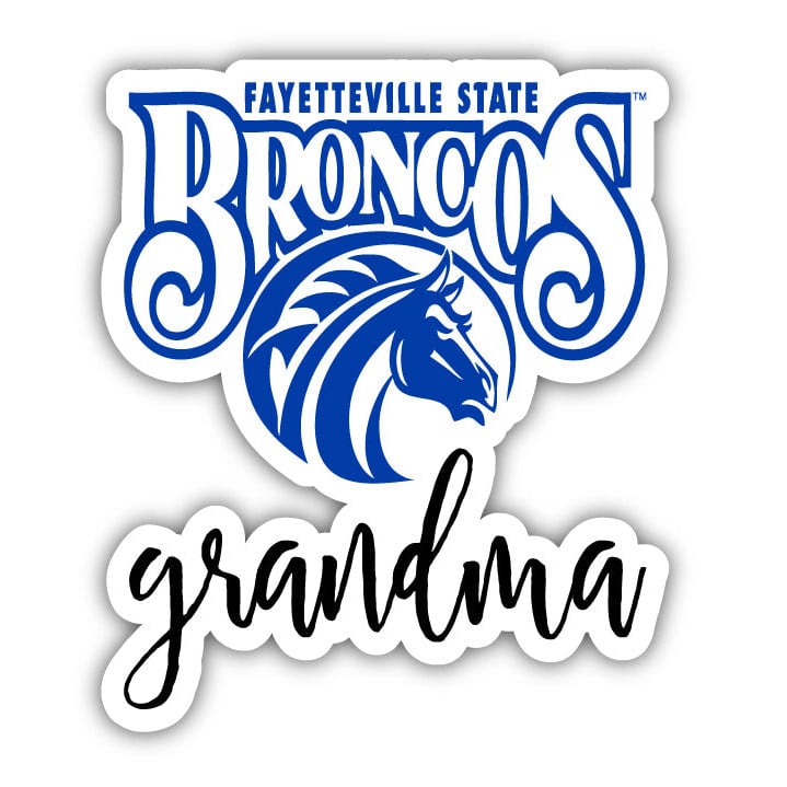 Fayetteville State University 4 Inch Proud Grand Mom Die Cut Decal Image 1