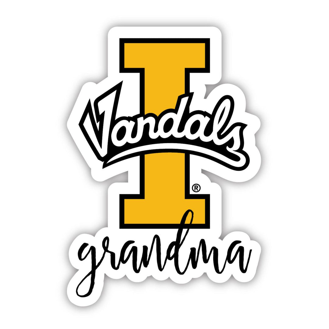 Idaho Vandals 4 Inch Proud Grand Mom Die Cut Decal Image 1